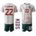 Cheap Mexico Hirving Lozano #22 Away Football Kit Children World Cup 2022 Short Sleeve (+ pants)